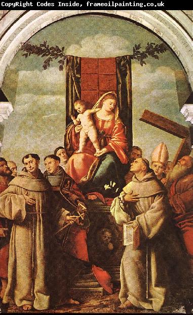LICINIO, Bernardino Madonna with Child in Arms  s
